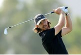 Tommy Fleetwood with his TaylorMade P7TW irons