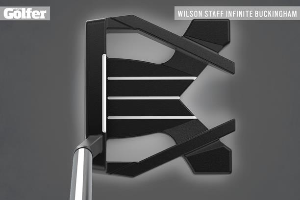 Address view of the Wilson Staff Infinite Buckingham putter.