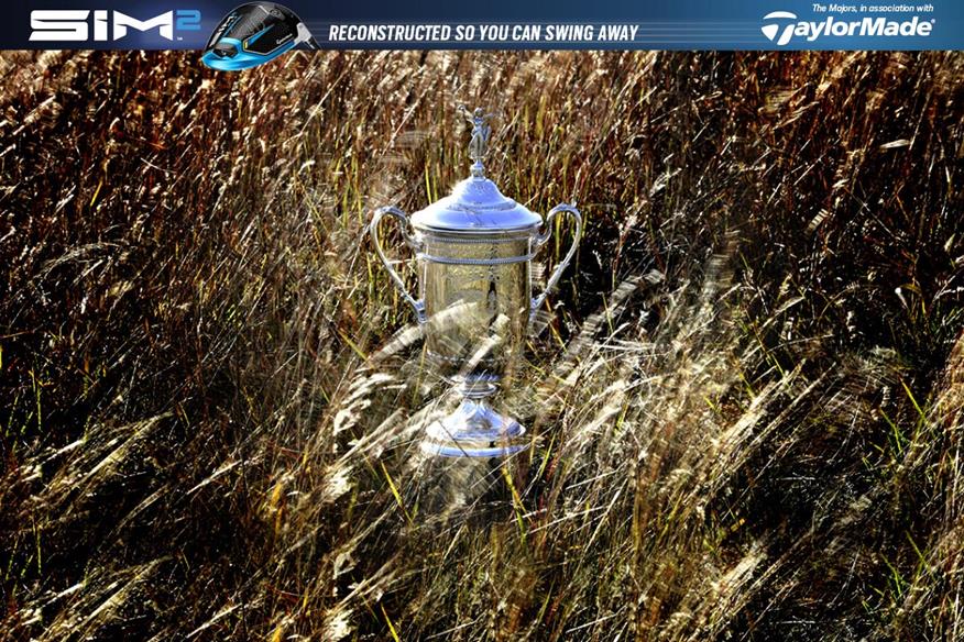 The US Open golf trophy.