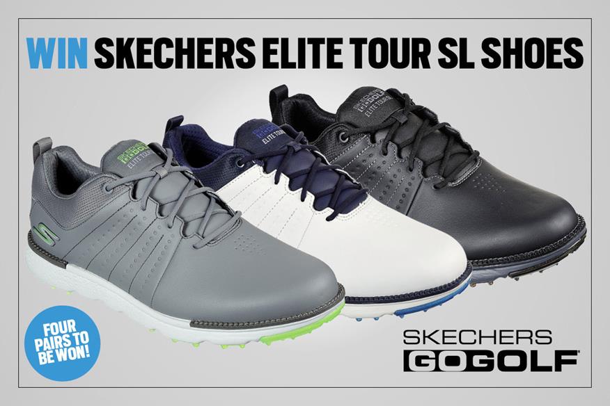 We have four pairs of Skechers Go Golf Elite Tour SL shoes to give away!