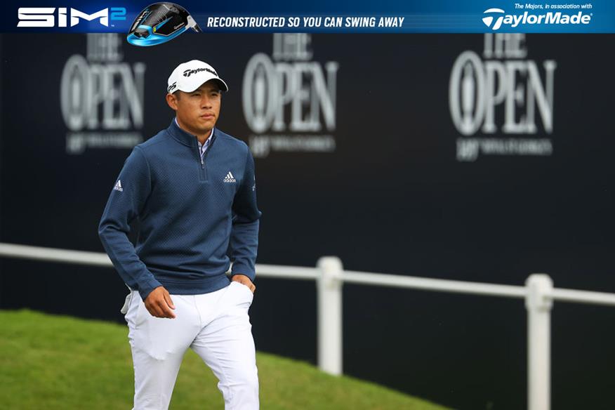 Collin Morikawa equalled the course record in the second round to take the lead in The Open at Royal St George's.