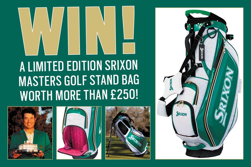 Win this limited edition Srixon Masters golf stand bag.