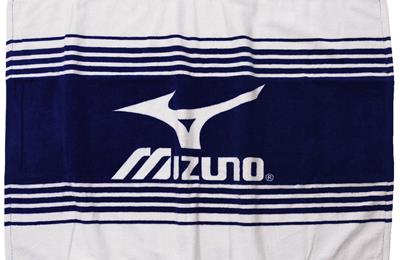 mizuno golf towel blue