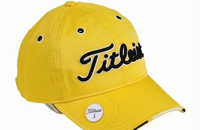 yellow golf hat