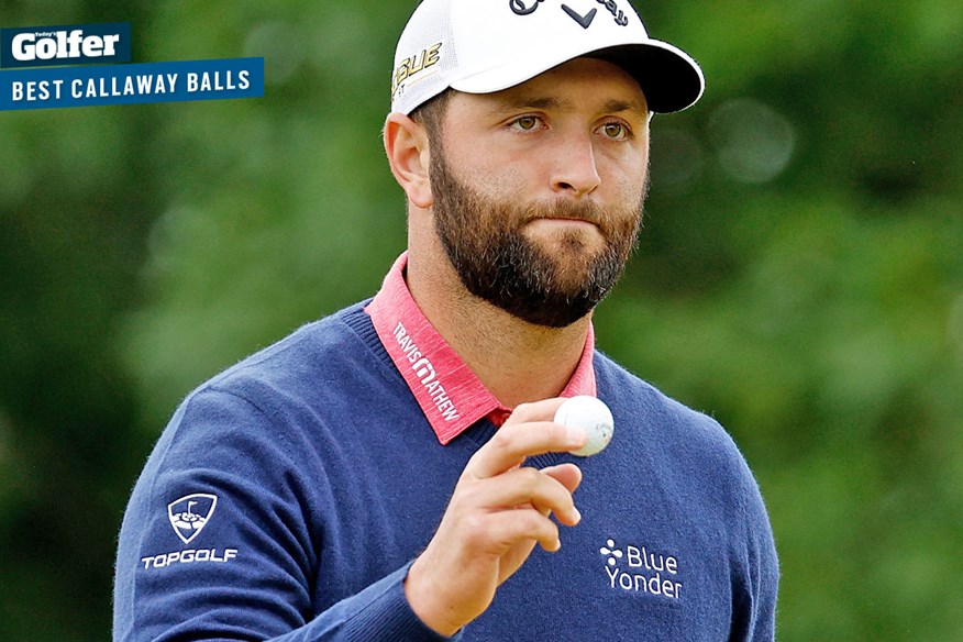 Jon Rahm plays the Callaway Chrome Tour X golf ball