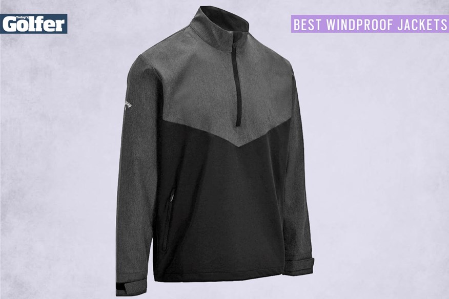 The Callaway Heatherd Quarter Zip Jacket is one of the best windproof jackets