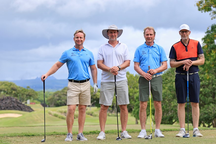 Chris Bertram's team in the MCB Tour Championship pro am