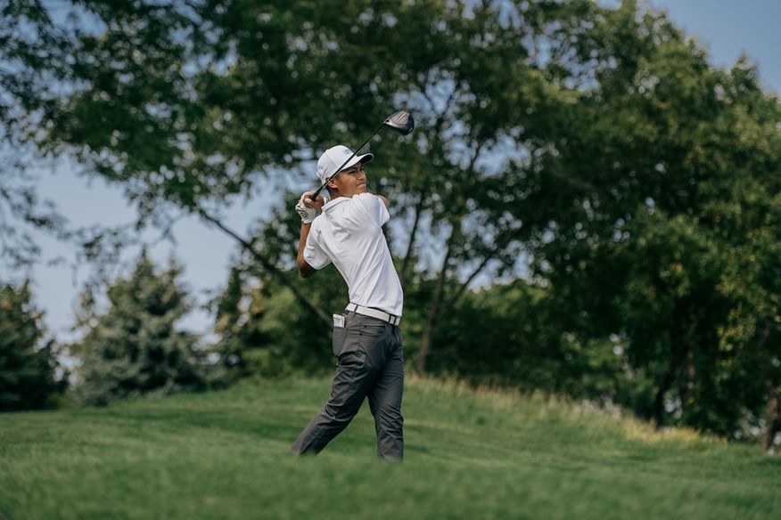 Jayden Lizama playing on the Underrated Tour.