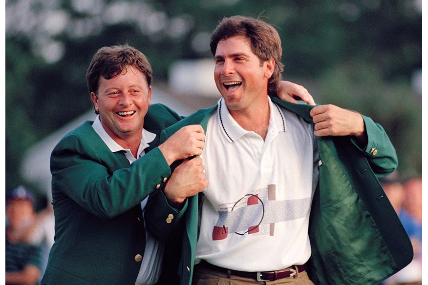 Ian Woosnam and Fred Couples have both topped golf's world rankings.