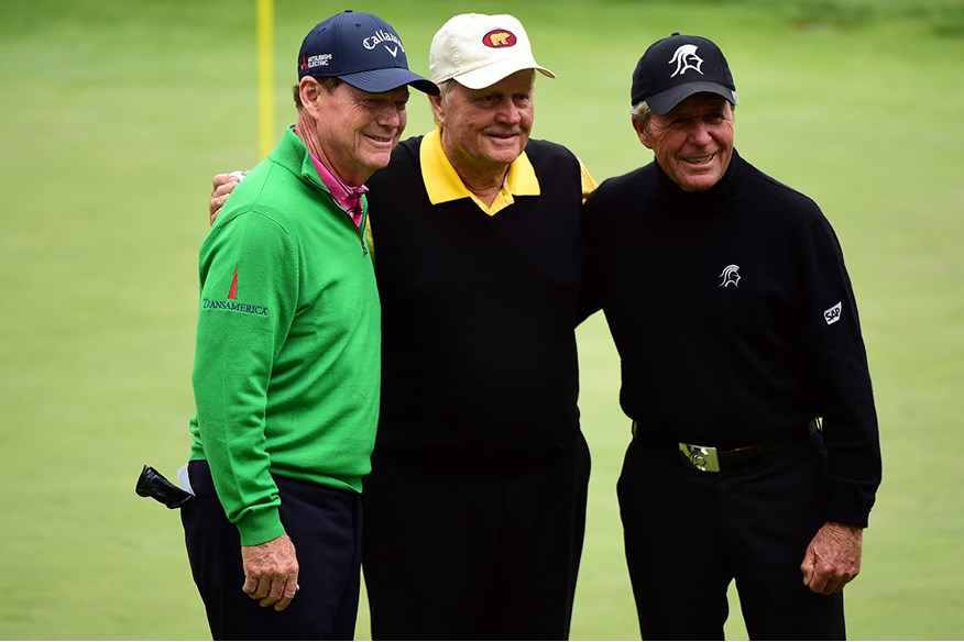 Tom Watson, Jack Nicklaus and Gary Player are Honorary Starters at The Masters.