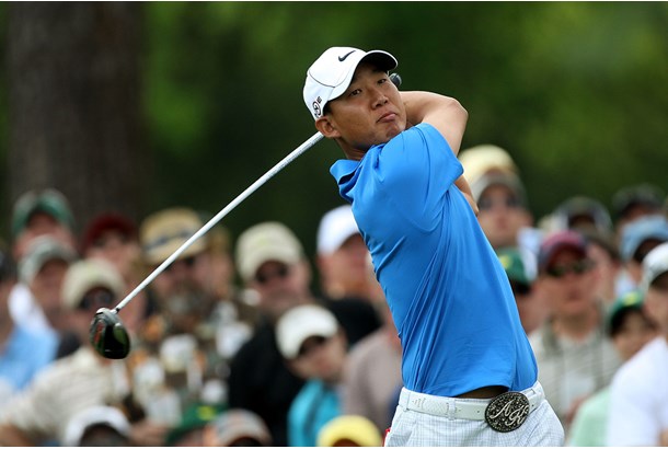 Anthony Kim during the second round of the 2019 Masters.