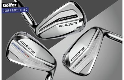 Cobra Forged Tec, Forged Tec One Length, and Forged Tec X irons.