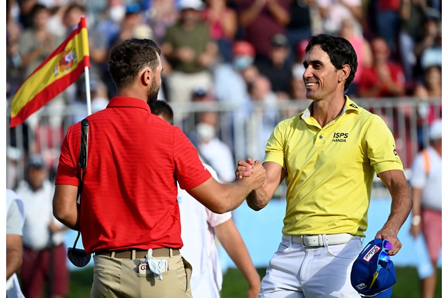 Adri Arnaus lost out to Rafa Cabrera-Bello at the Spanish Open in 2021.