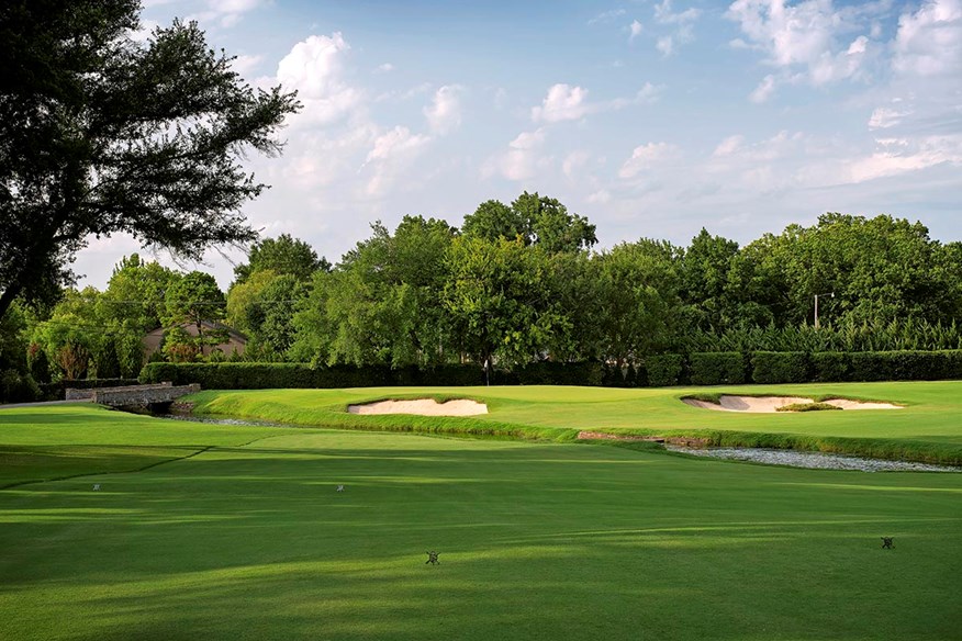 The 6th hole at Southern Hills County Club.