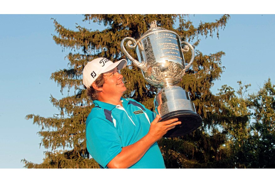 Jason Dufner won the PGA Championship the last time it was played at Oak Hill.