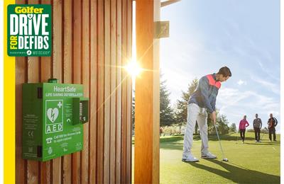 We are campaigning to get a defibrillator at every UK golf course.