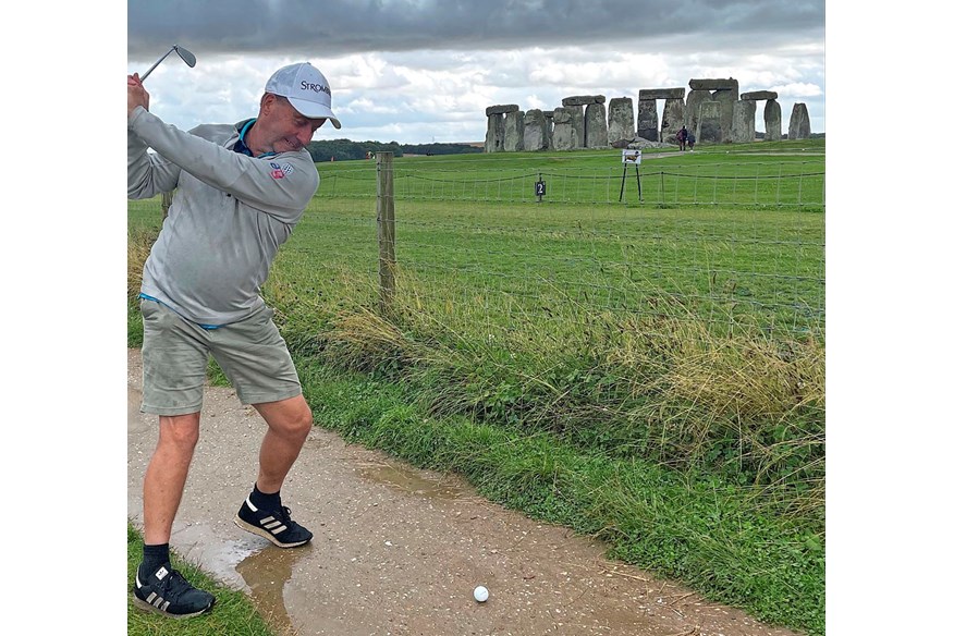 David Sullivan at Stonehenge