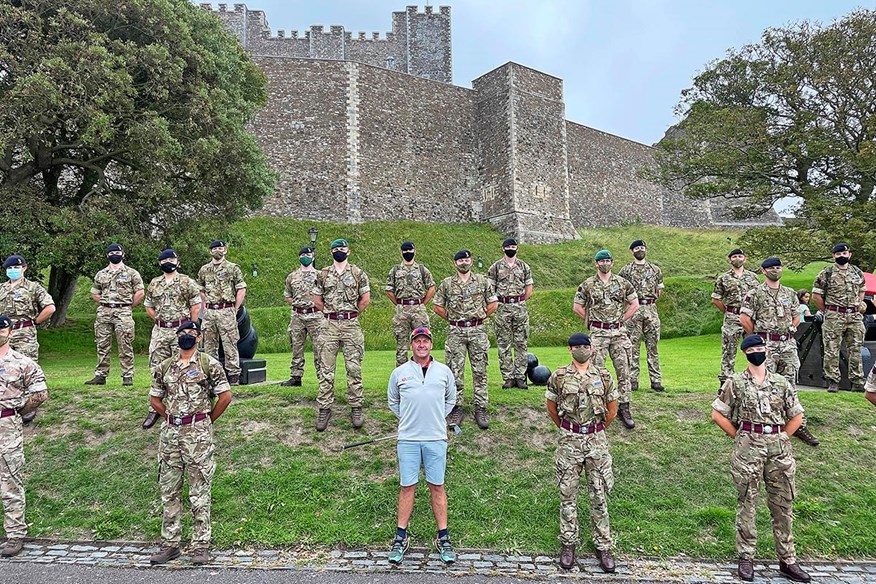 David Sullivan with Royal Engineers