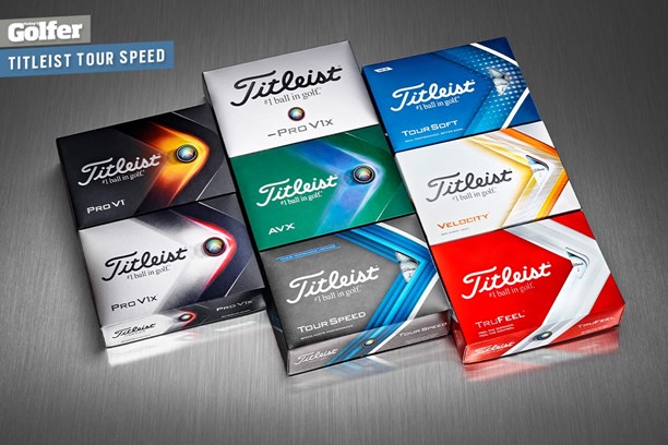 Titleist's 2022 golf balls range.