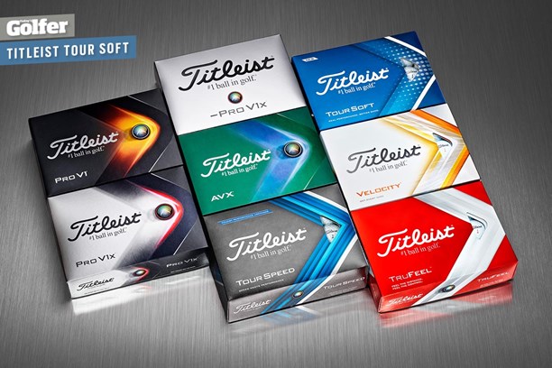 Titleist's 2022 golf balls range.