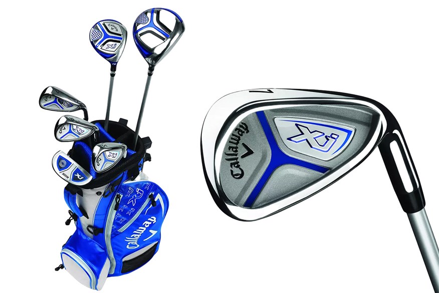 Each of Callaway"s XJ junior sets come with a different amount of clubs at each level