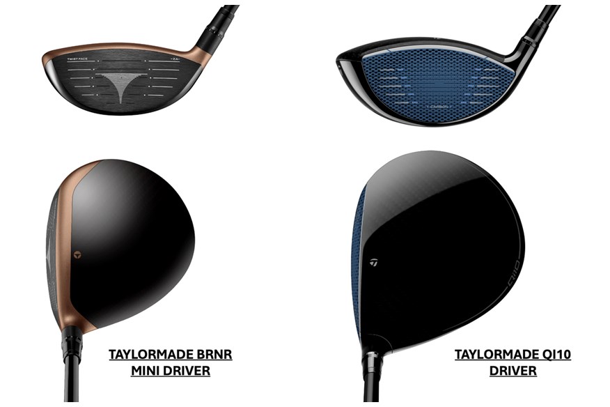 An image to show the difference in size between a mini and standard driver