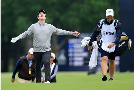 Scotland's Bob MacIntyre spoke about trying to curb his swearing.