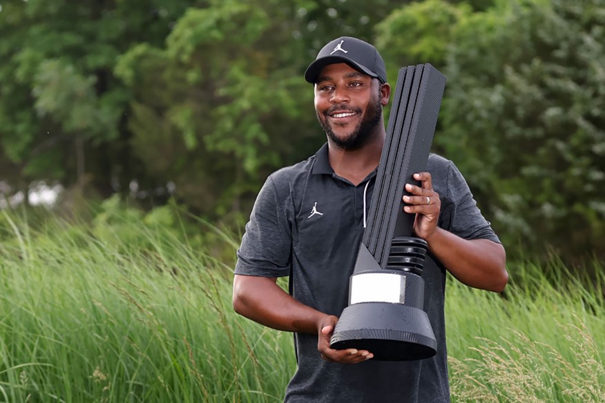 Harold Varner III was victorious at LIV Golf's Washington DC event.