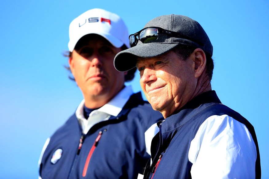 Tom Watson and Phil Mickelson fell out at the 2014 Ryder Cup