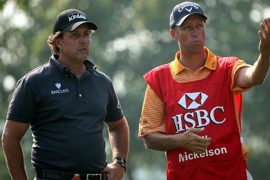 Why did Phil Mickelson split with long-term caddie Jim Mackay?