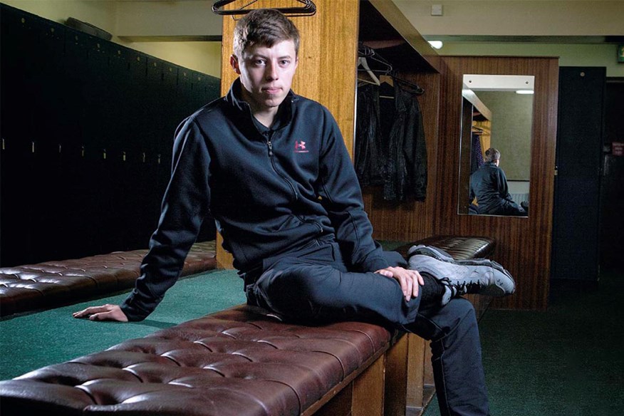 Matt Fitzpatrick at his home club, The Hallamshire, in 2014.