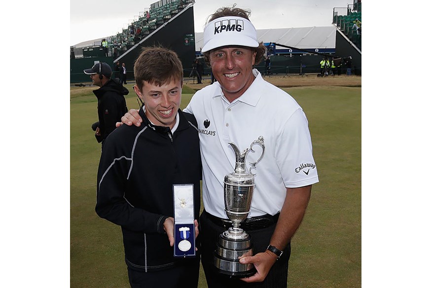 Phil Mickelson won the 2013 Open, while Matt Fitzpatrick took the Silver Medal as leading amateur.