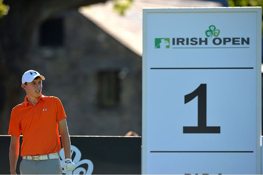 Matt Fitzpatrick made his professional debut at the Irish Open in 2014.