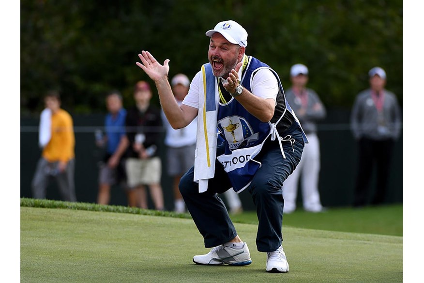 Billy Foster has caddied at 14 Ryder Cups.