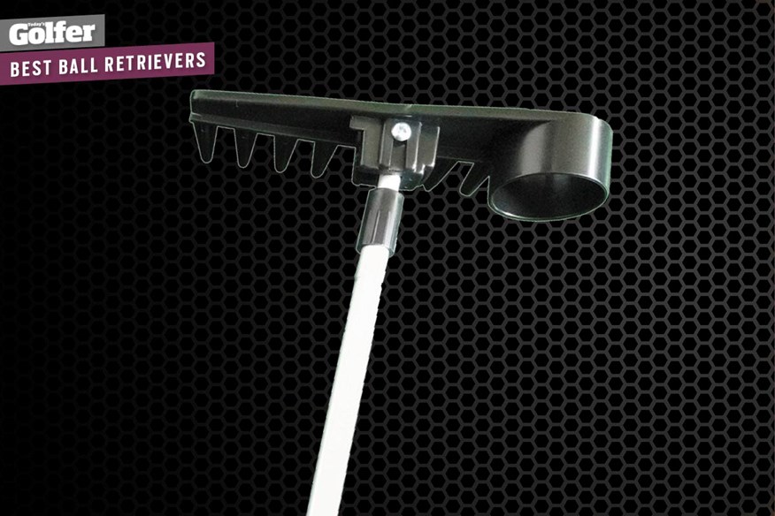 The Brand Fusion option combines your own personal bunker rake with a ball retriever.