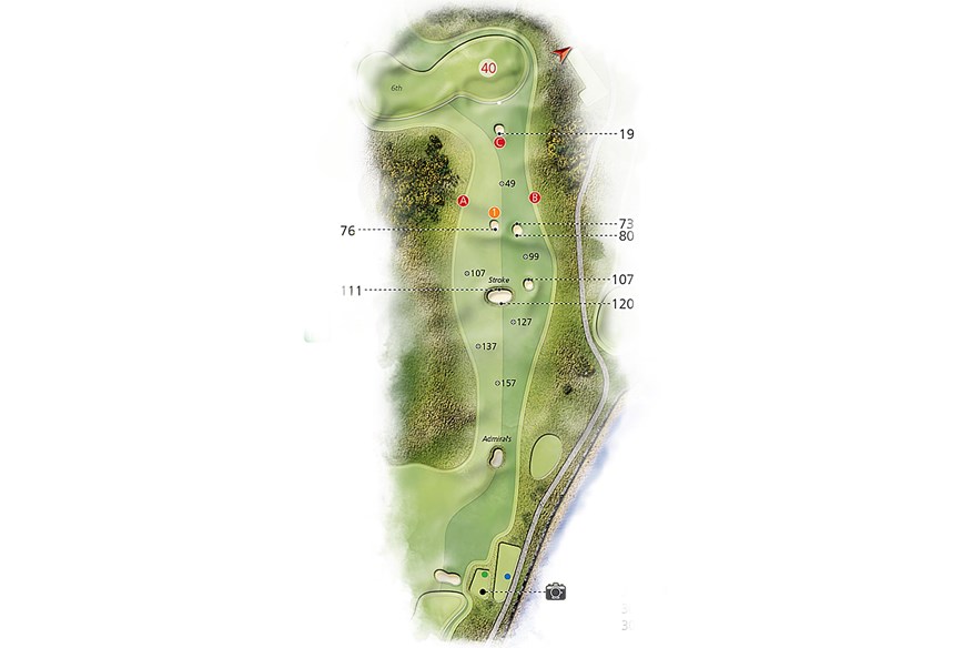 The par-4 12th hole on the Old Course at St Andrews, host of The Open.