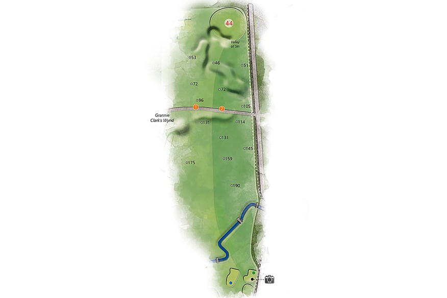 The par-4 18th hole on the Old Course at St Andrews, host of The Open.