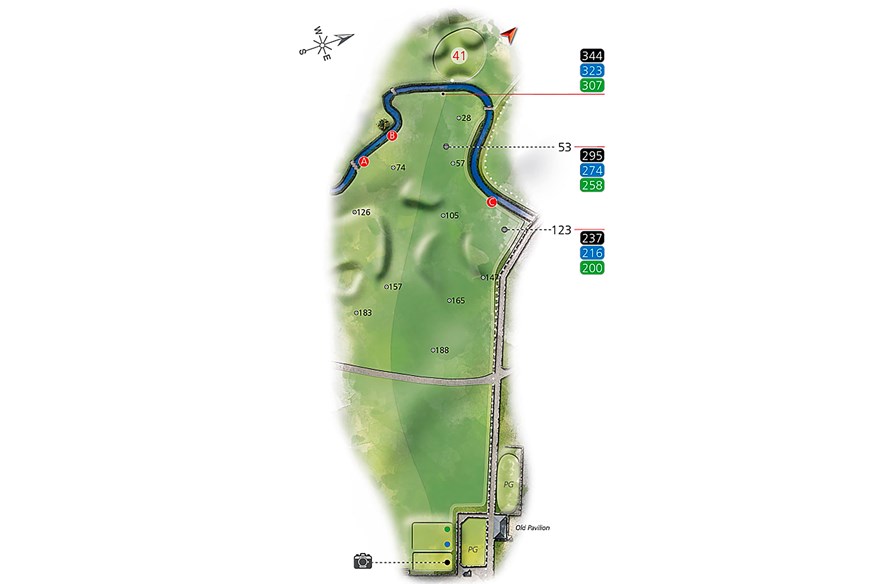 The par-4 1st hole on the Old Course at St Andrews, host of The Open.