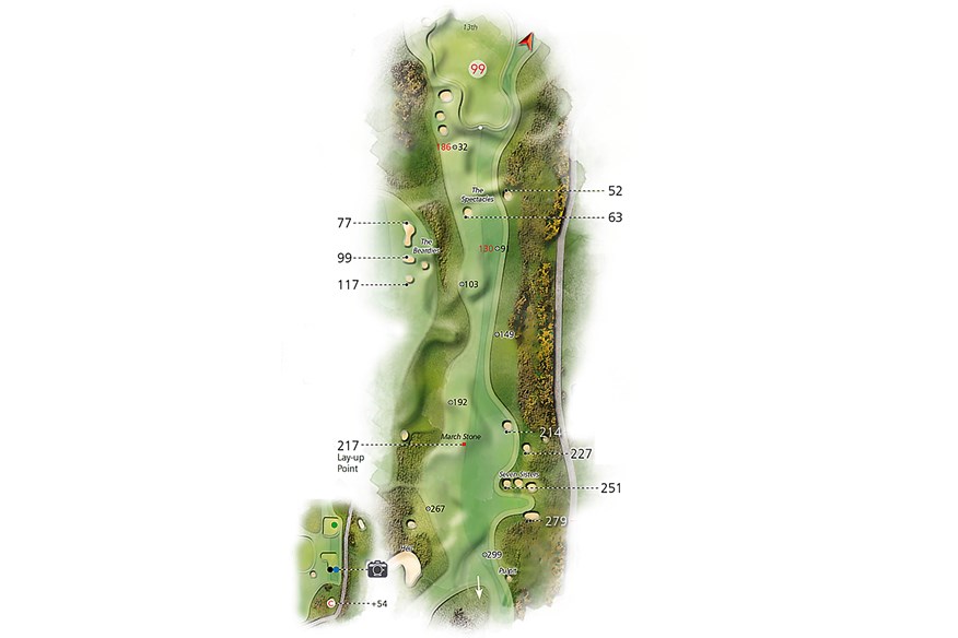 The par-5 5th hole on the Old Course at St Andrews, host of The Open.