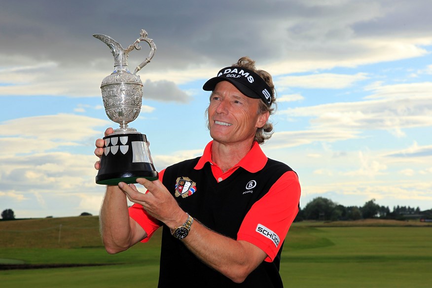 Bernhard Langer is aiming to win another Senior Open.