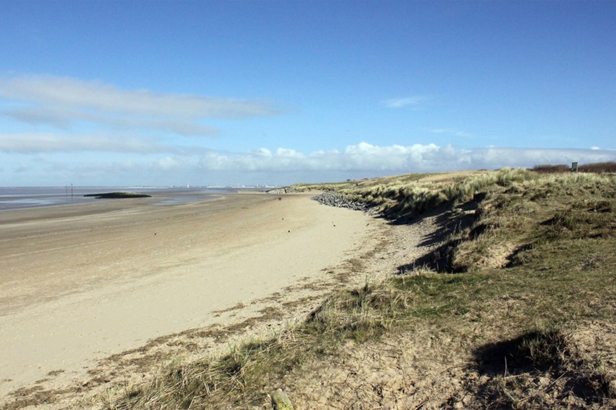 Leasowe Bay Beach on the Wirral