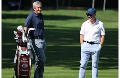 PGA Tour CEO Jay Monahan and DP World Tour Chief Executive Keith Pelley are working together to try and combat the threat from LIV Golf.