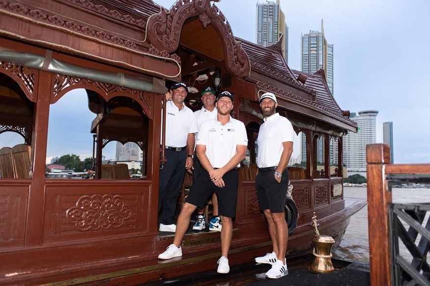 The 4 Aces GC team take in the sights of Bangkok ahead of LIV Golf's Asian debut.