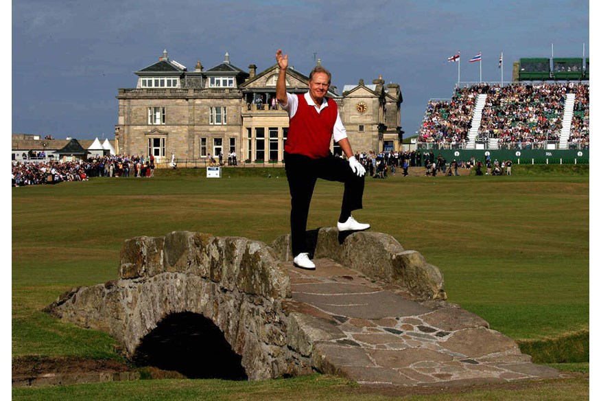 Jack Nicklaus retired at the 2005 Open at St Andrews.