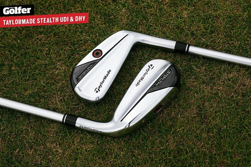 The new TaylorMade Stealth UDI and DHY driving iron and hybrid.