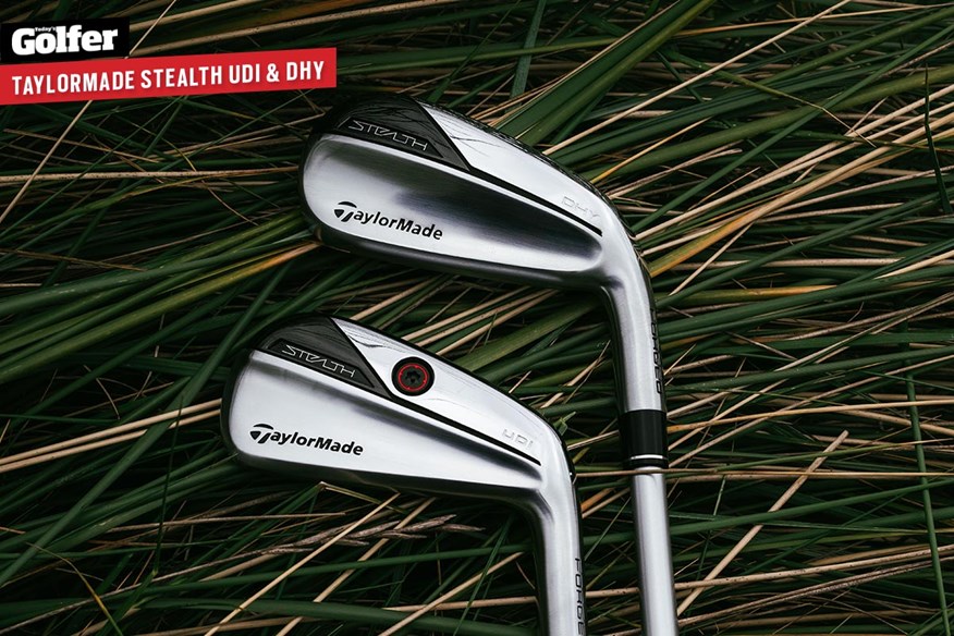 The new TaylorMade Stealth UDI and DHY driving iron and hybrid.