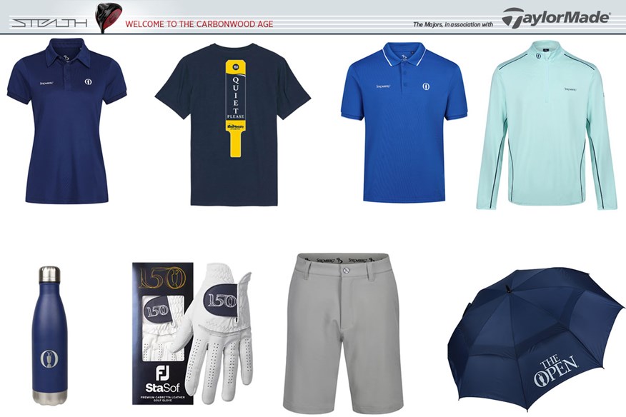 There's a variety of Open merchandise to pick up, whether you're at St Andrews or watching from home.