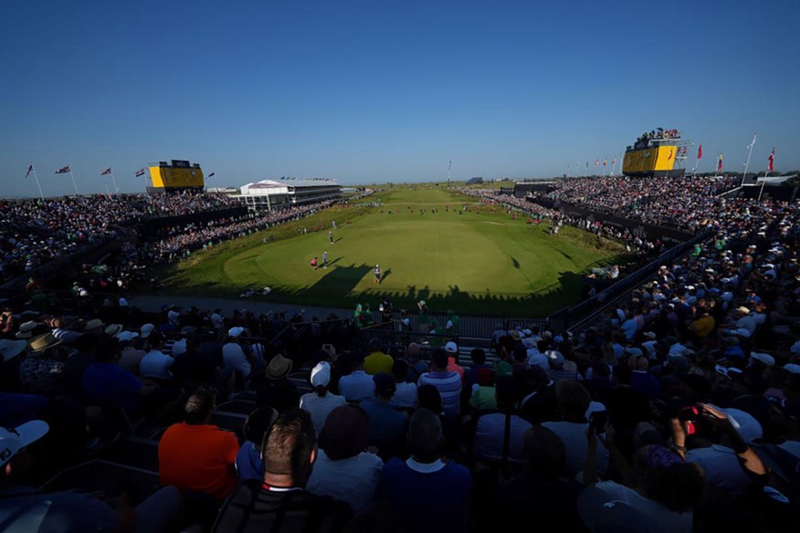 The sun shone on The Open in 2021 at Royal St George's.
