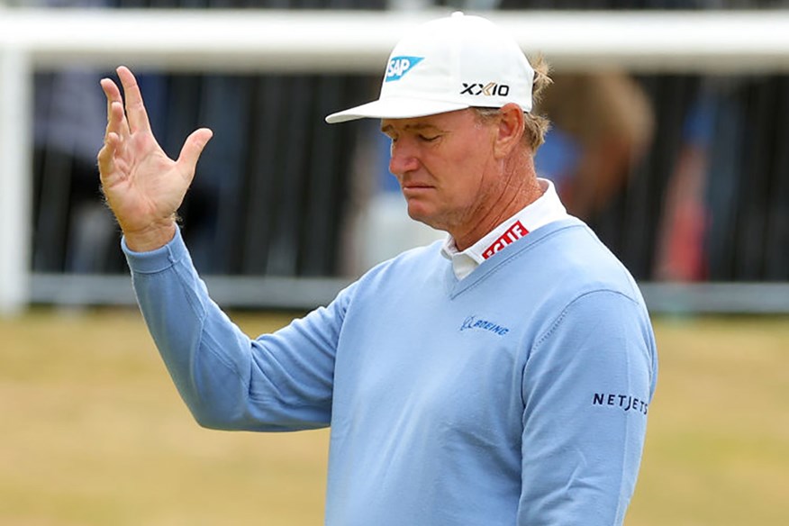 Ernie Else at the 150th Open Championship.