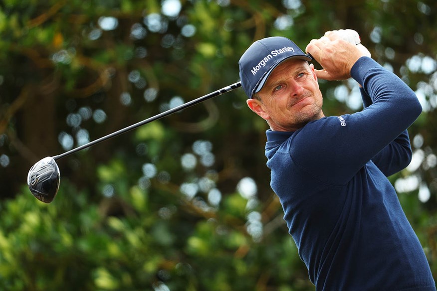 Justin Rose withdrew from the 150th Open with a back injury.